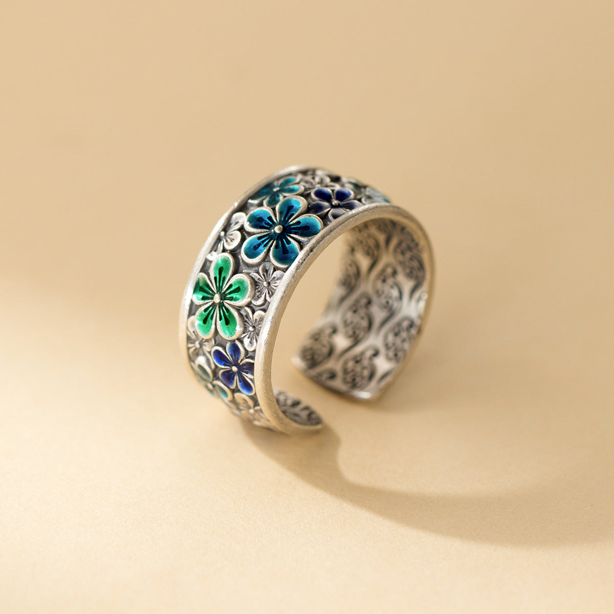 Damenarmreif mit floralen Motiven Shop Nory