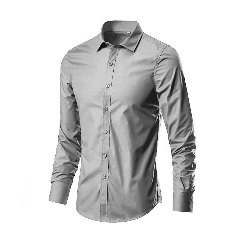 Herren Slim-Fit Businesshemd aus Stretch-Baumwollmix mit Kentkragen Shop Nory