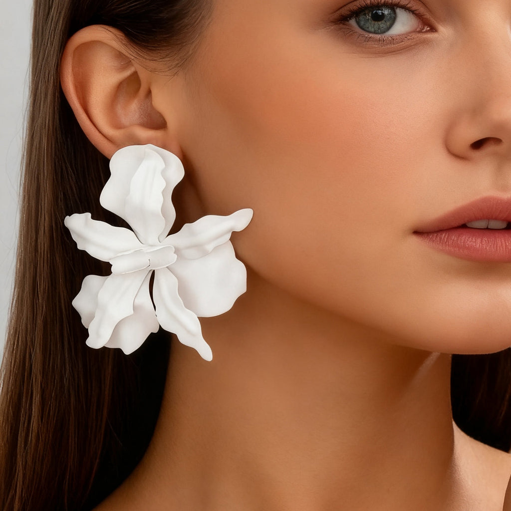 Damen Ohrhänger im kunstvollen Blumendesign Shop Nory