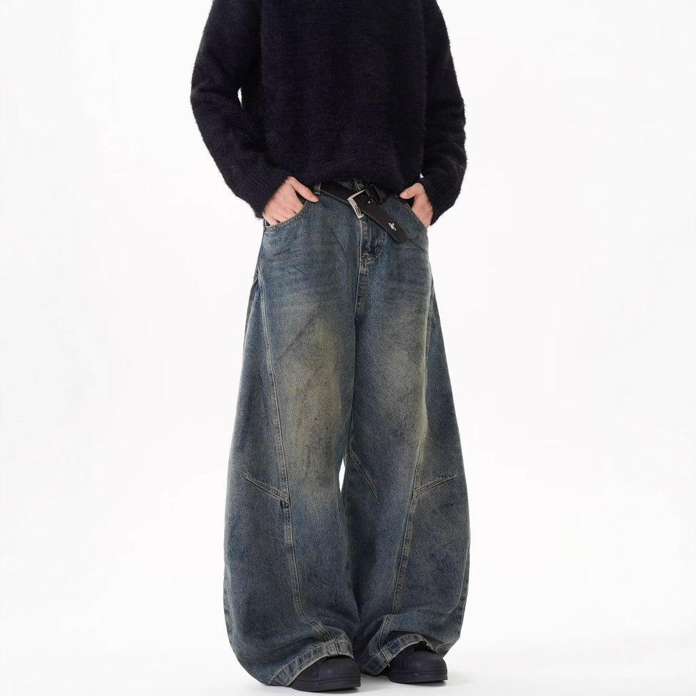Damen Weitgeschnittene Hochbundjeans Shop Nory
