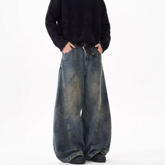 Damen Weitgeschnittene Hochbundjeans Shop Nory