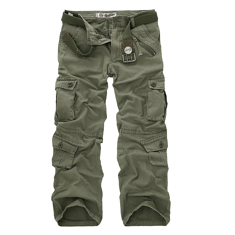 Herren Cargo-Hose mit elastischem Bund und vielseitigen Taschen