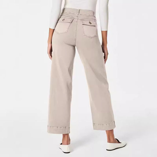 Damen weite Baumwollhose