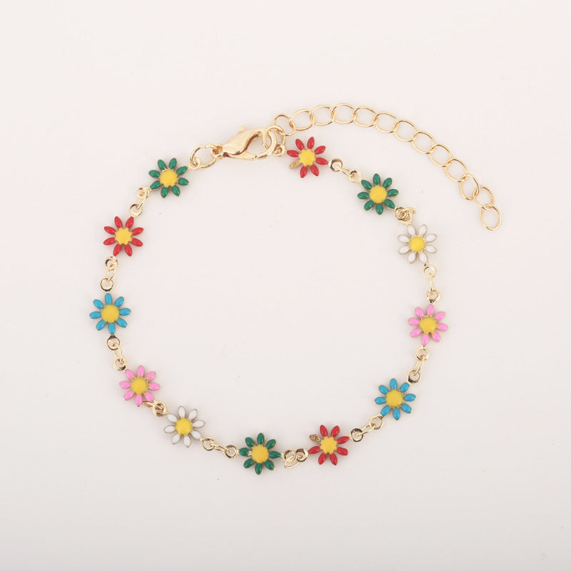 Buntes Gänseblümchen-Armband | Shop Nory