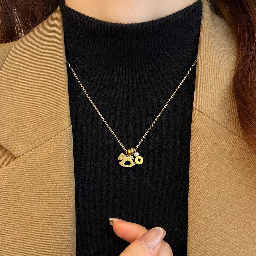 Frauen Dainty Charm Anhänger Halskette Shop Nory
