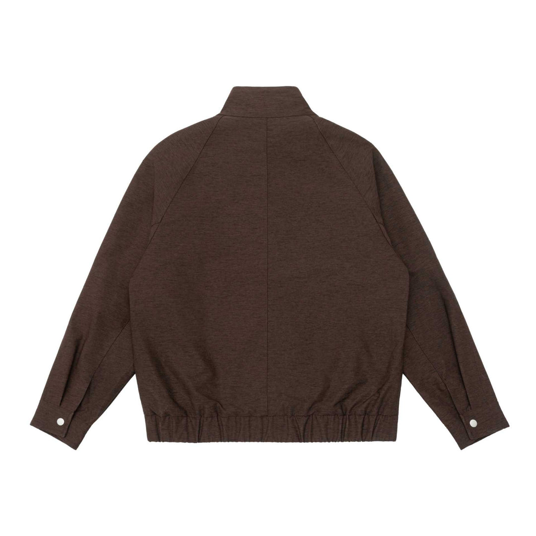 Herren Wattierte Bomberjacke mit Stehkragen, Pattentaschen und elastischem Saum Shop Nory
