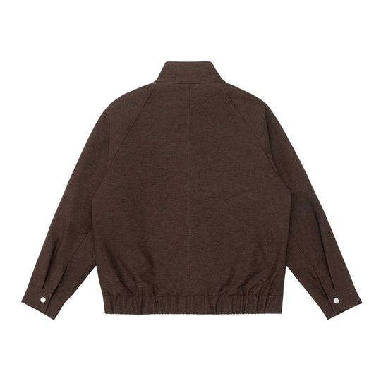 Herren Wattierte Bomberjacke mit Stehkragen, Pattentaschen und elastischem Saum Shop Nory