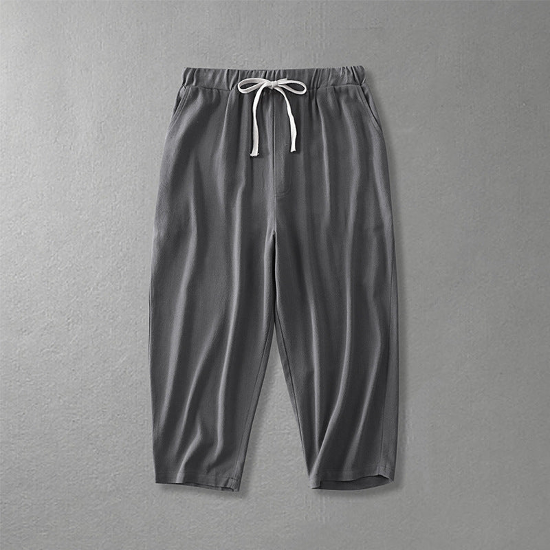 Damen Locker geschnittene Freizeit-Hose mit elastischem Bund und Tunnelzug Shop Nory