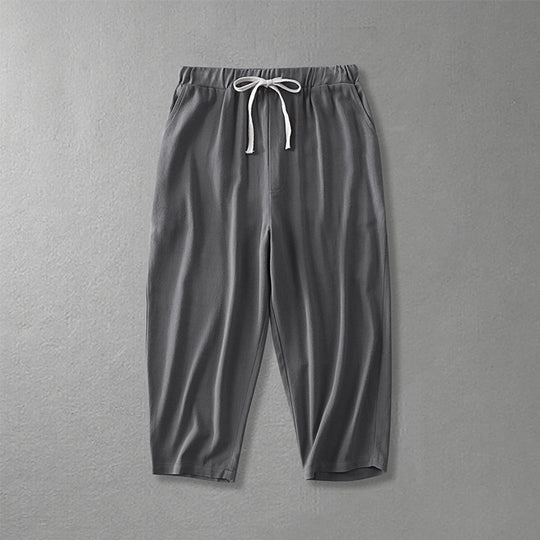 Damen Locker geschnittene Freizeit-Hose mit elastischem Bund und Tunnelzug Shop Nory