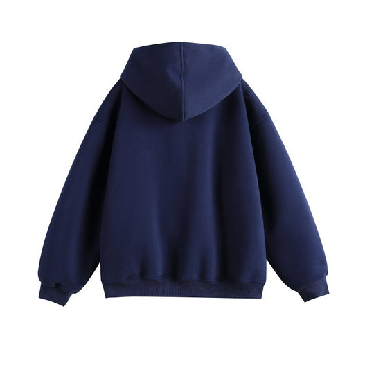 Damen Kapuzen-Sweatjacke im Boxy-Schnitt mit kariert gefütterter Kapuze und dezenter Stickerei Shop Nory