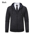 Herren modische Sweatjacke mit Kapuze und elegantem Muster