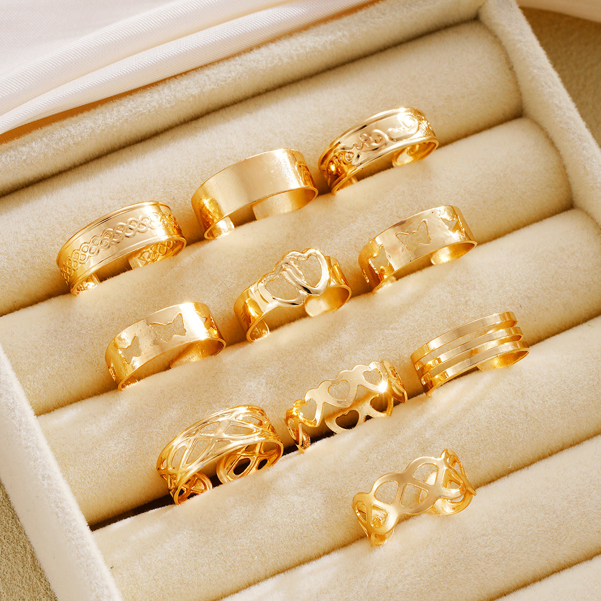 Damen Fußring-Set mit eleganten und filigranen Designs Shop Nory