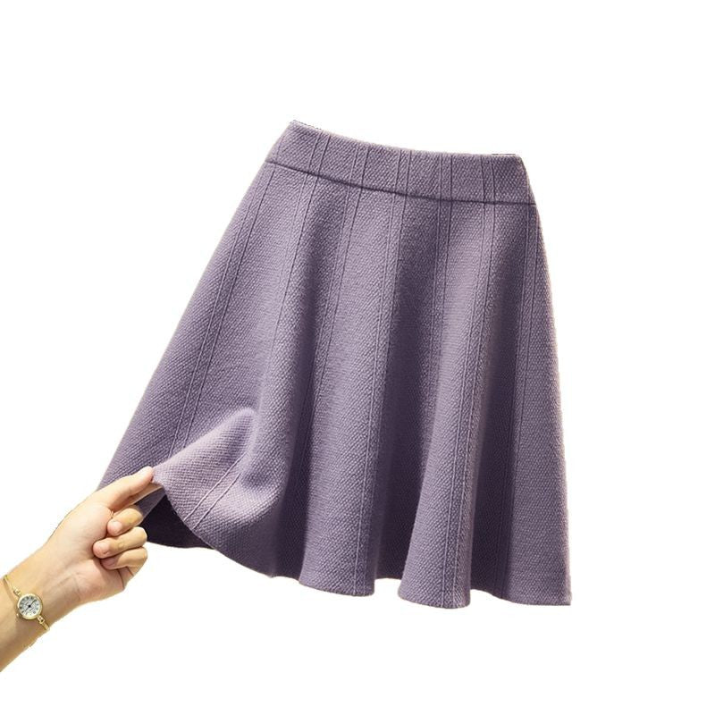 Damen Weit geschnittener, eleganter Midirock Shop Nory