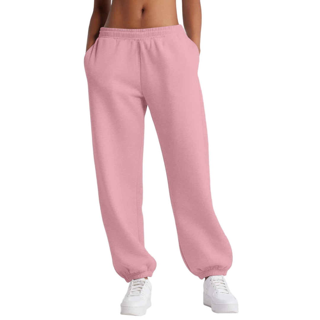 Damen nan schmale High‑Waist Sweat-Jogginghose mit hohem Komfortbund, verstellbarem Kordelzug und elastischen Knöchelbündchen Shop Nory