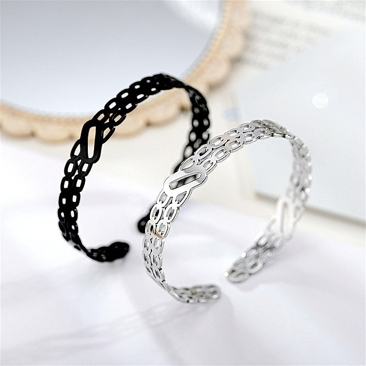 Damen Armreif mit elegantem, durchbrochenem Design Shop Nory