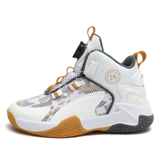 Unisex High-Top Basketball-Sneaker mit Drehverschluss und atmungsaktivem Mesh Shopy Nory