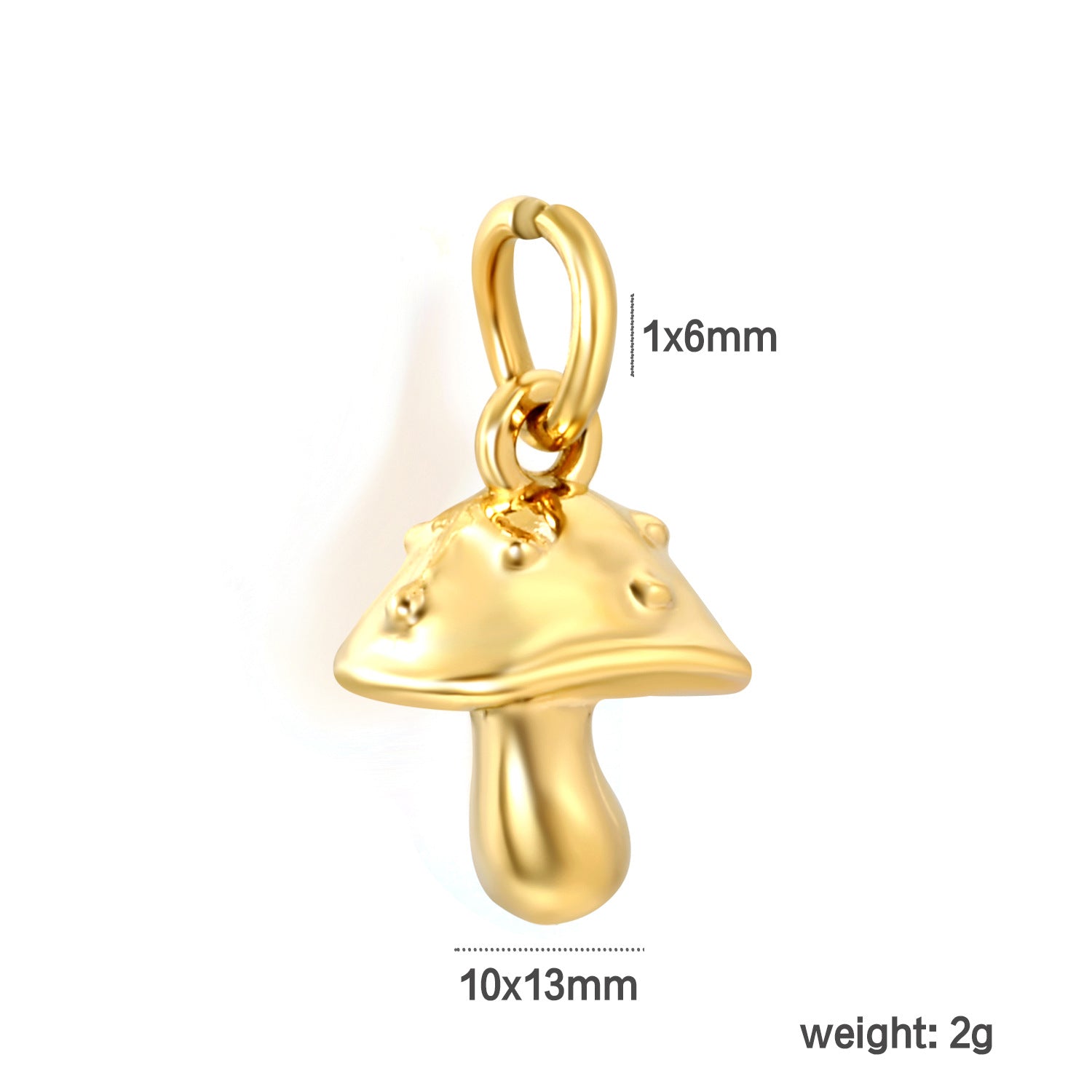 Damen hochwertiger Muschelanhänger aus goldplattiertem Edelstahl Shop Nory
