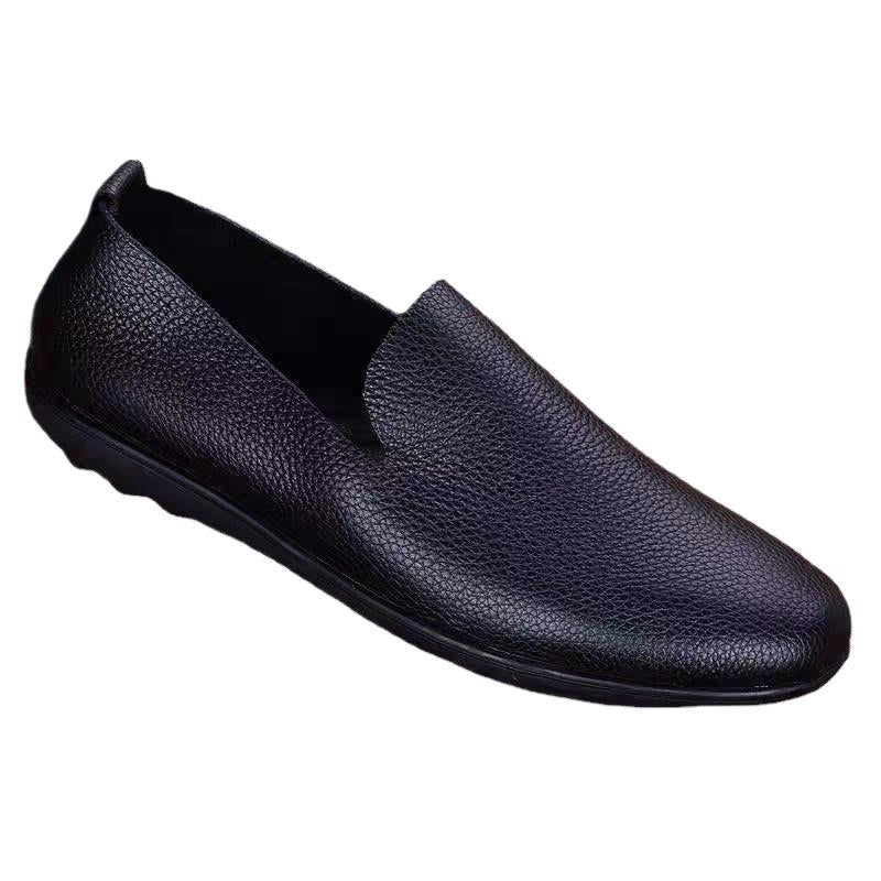 Herren Elegante Ledermokassins Shop Nory