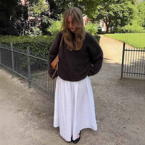 Damen Denim-Midirock mit hoher Taille, Frontschlitz und geradem Schnitt Shop Nory