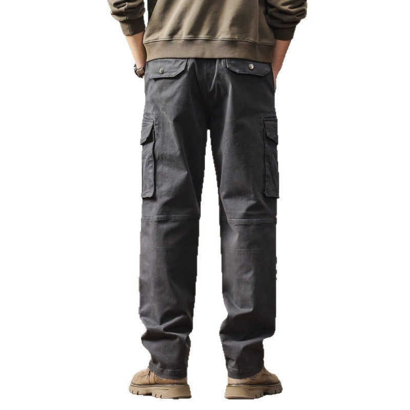 Herren Robuste Relaxed-Fit Cargohose mit verstärkten Knien und Mehrfach-Taschen Shop Nory