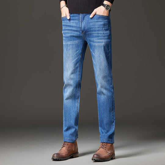 Herren Jeans im geraden Schnitt aus Stretch-Denim mit klassischem fünf‑Taschen‑Schnitt Shop Nory