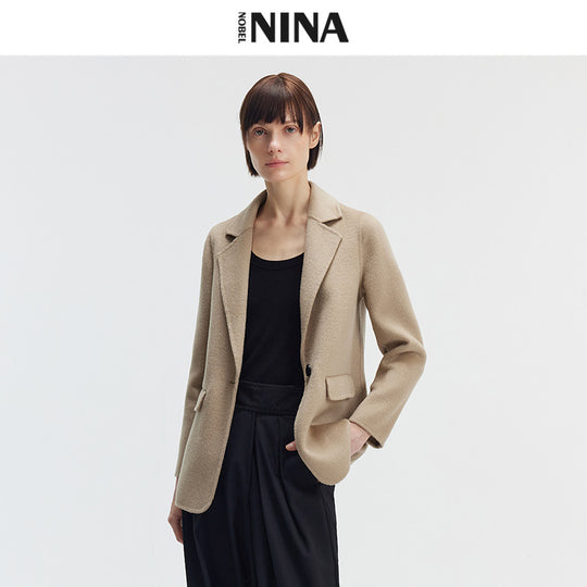 Damen Eleganter Wollblazer Shop Nory