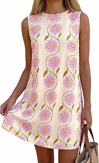 Damen Sommerkleid im Vintage-Stil mit Blütenmuster Shopnory