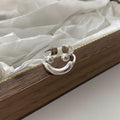 Damen Verspielter Ring mit lächelndem Design und trendigen Details Shop Nory