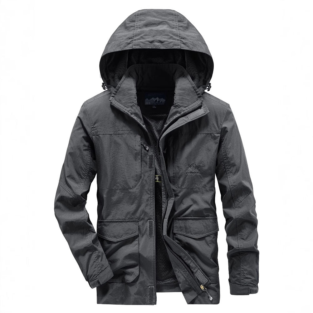 Herren Robuste Wetterjacke mit praktischen Taschen Shop Nory