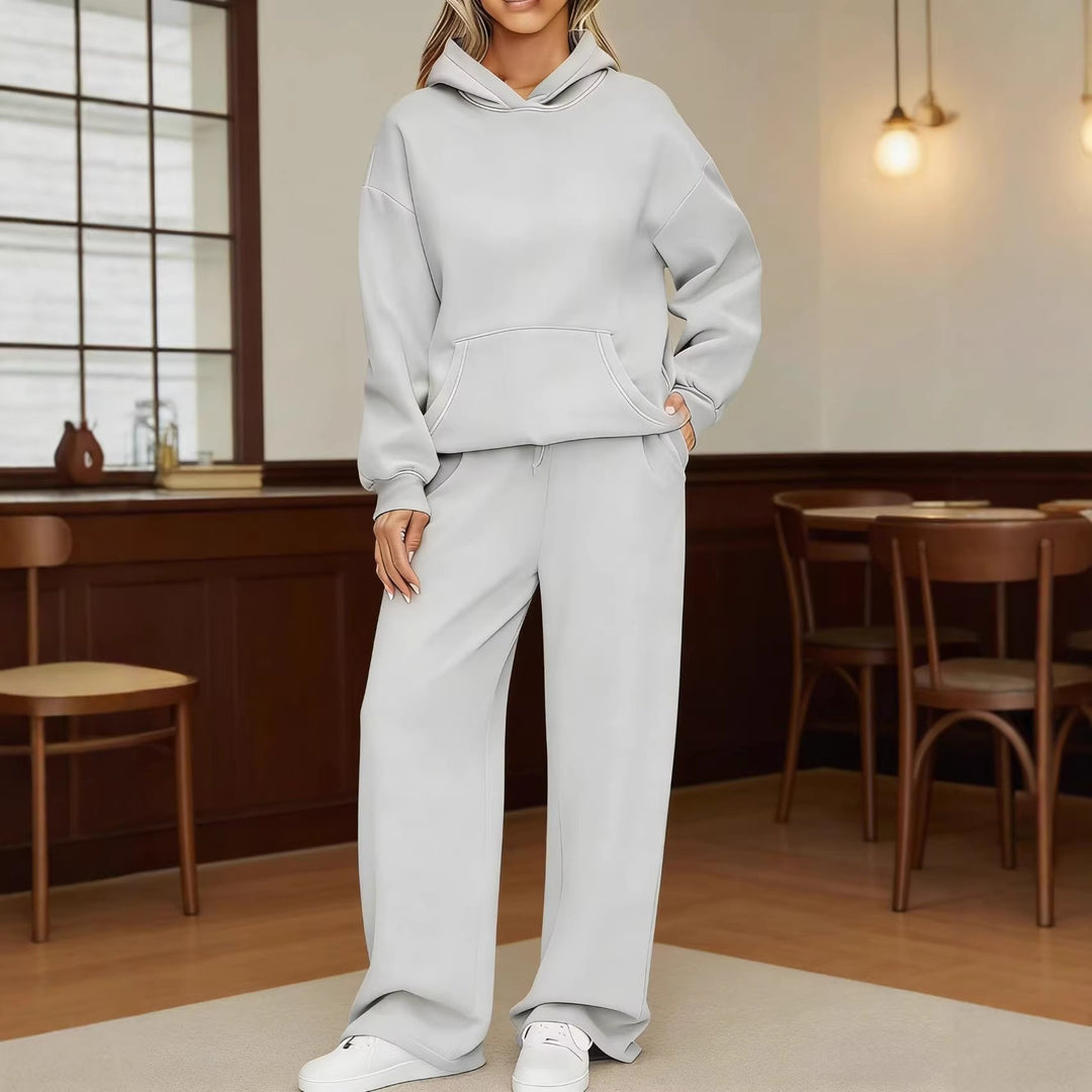 Damen nan kuscheliges Oversize Hoodie und weite Jogginghose Set Shop Nory