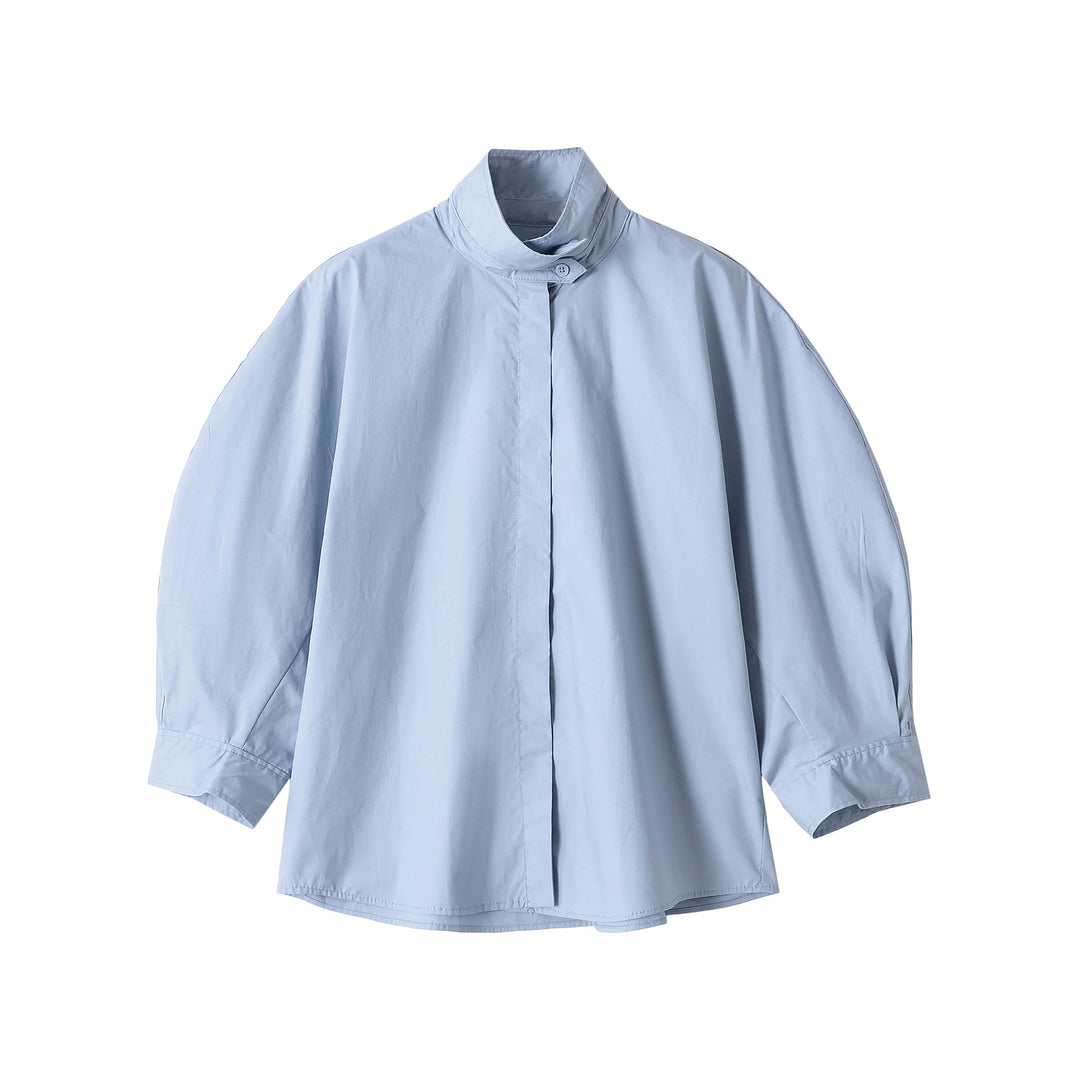 Damen Oversized Kurzjacke mit Stehkragen und weiten Raglanärmeln Shop Nory