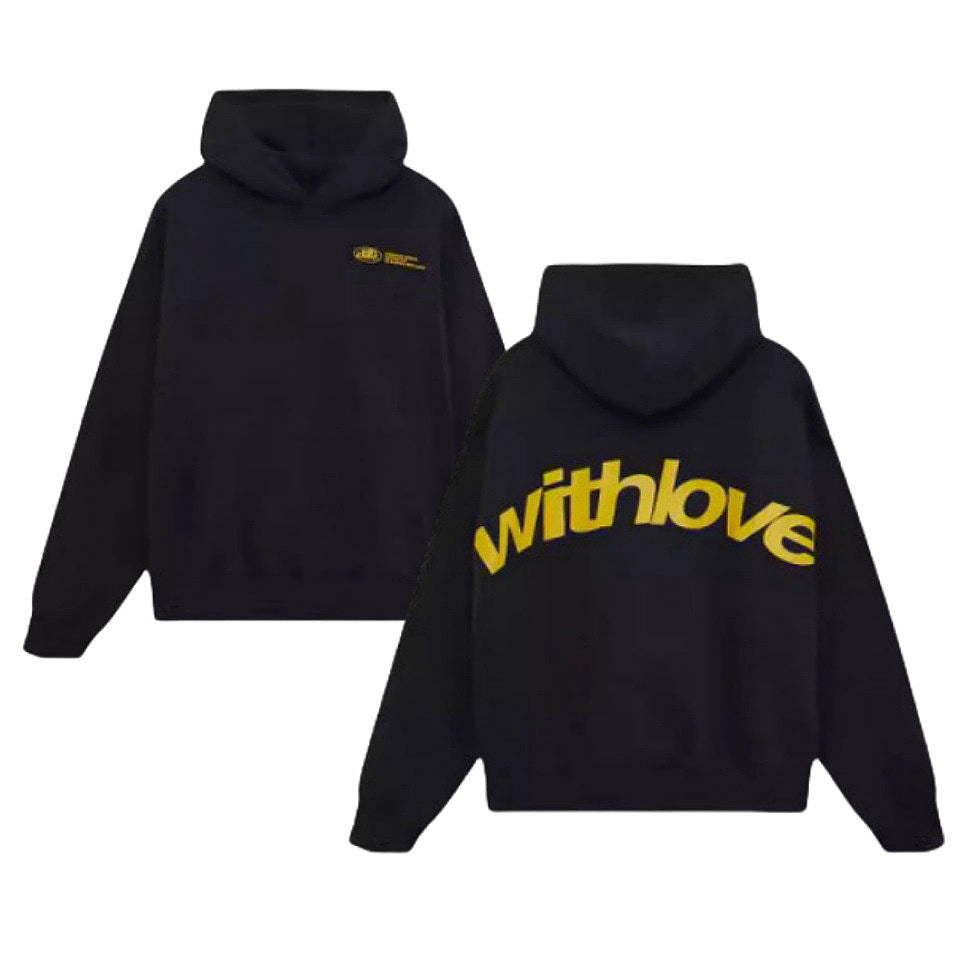 Unisex nan oversized Kapuzenpullover mit großflächigem Rückenprint, Kängurutasche und gerippten Bündchen Shop Nory