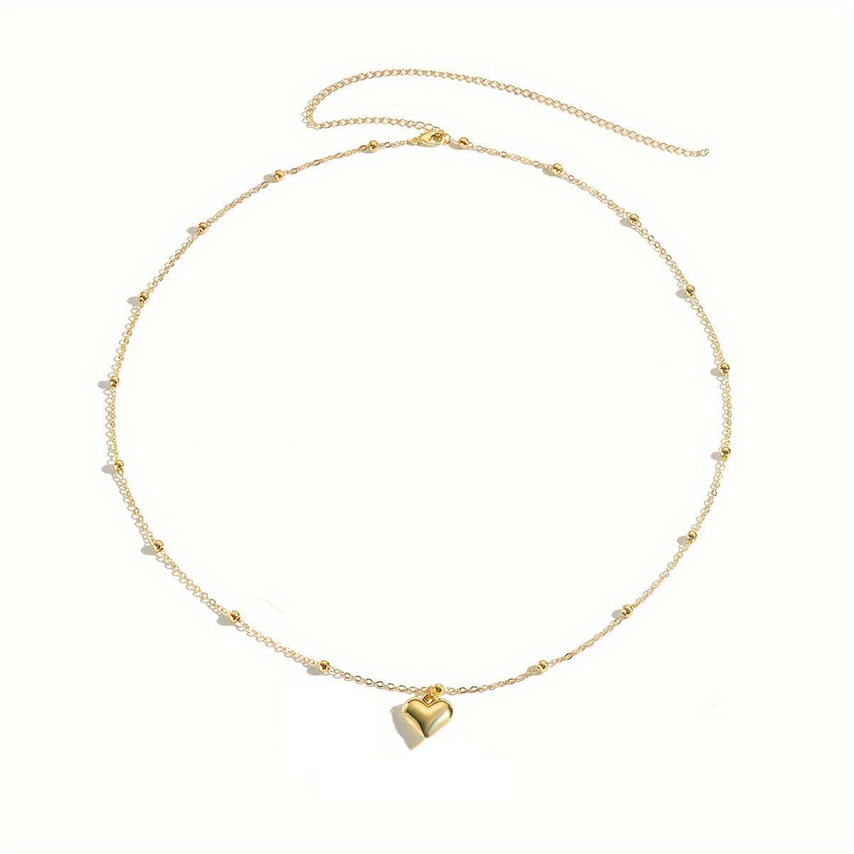 Damen Fußkettchen mit romantischem Herzdesign und feiner Gliederkette Shop Nory