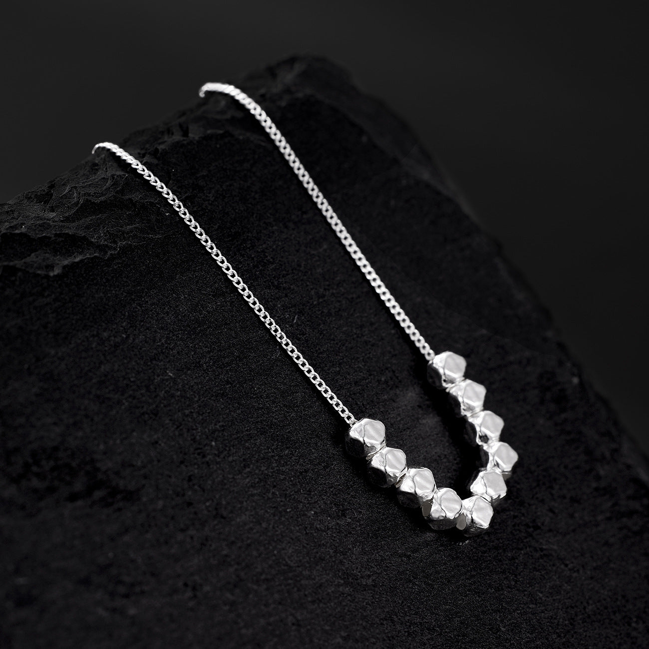 Damen Metallkette mit geometrischem Design Shop Nory