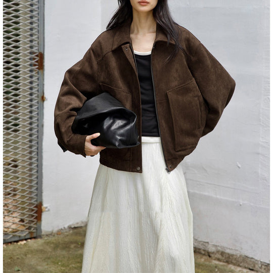 Damen Modische Oversized-Jacke Shop Nory