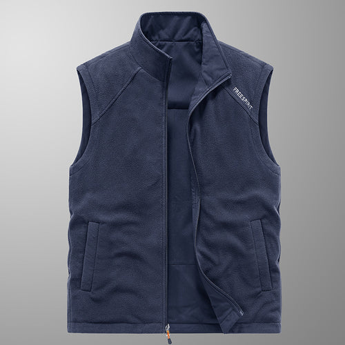 Herren Fleeceweste mit Stehkragen, thermischer Isolierung und Reißverschlusstaschen Shop Nory
