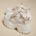 Damen Modische Chunky Sneakers mit atmungsaktiver Mesh-Konstruktion und komfortabler Dämpfung Shopnory