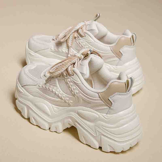 Damen Modische Chunky Sneakers mit atmungsaktiver Mesh-Konstruktion und komfortabler Dämpfung Shopnory