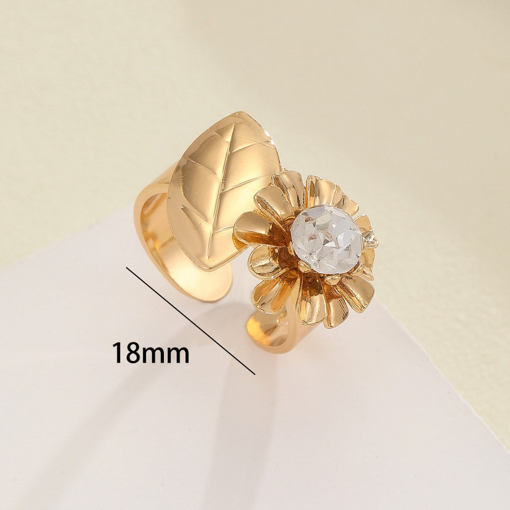 Damen Ring mit kunstvollem Muschel- und Schleifenmotiv Shop Nory