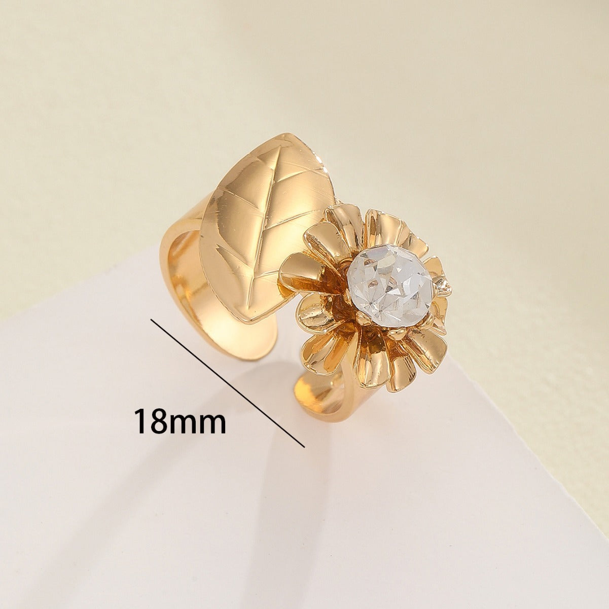 Damen Ring mit kunstvollem Muschel- und Schleifenmotiv Shop Nory