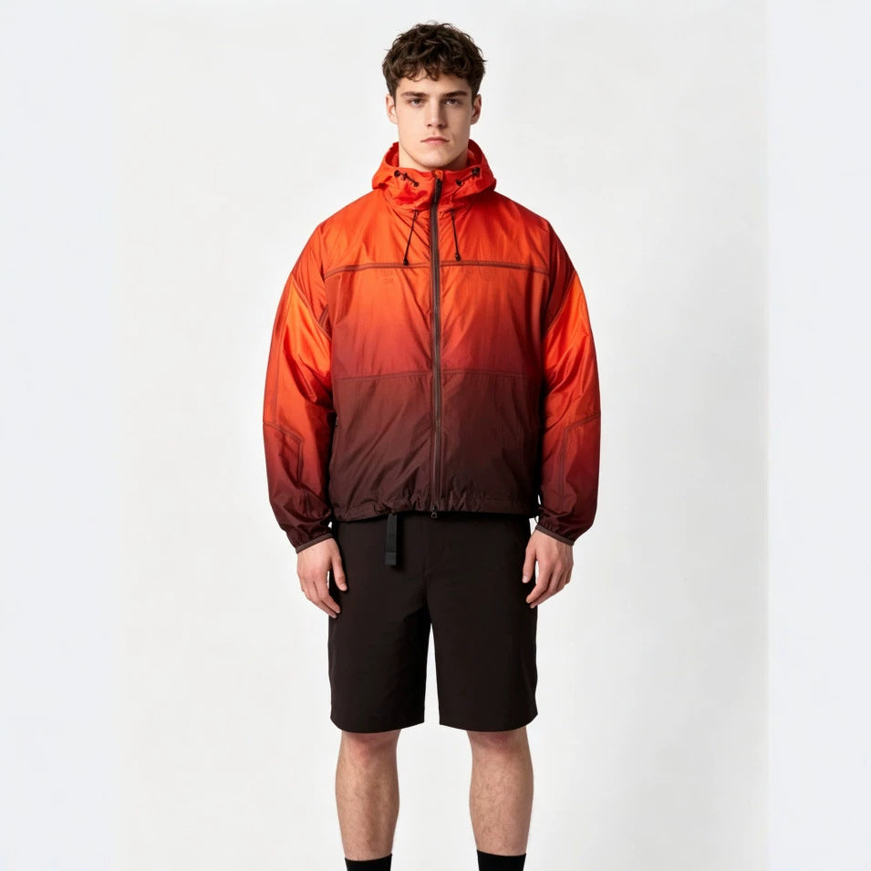 Herren Sportliche Windjacke
