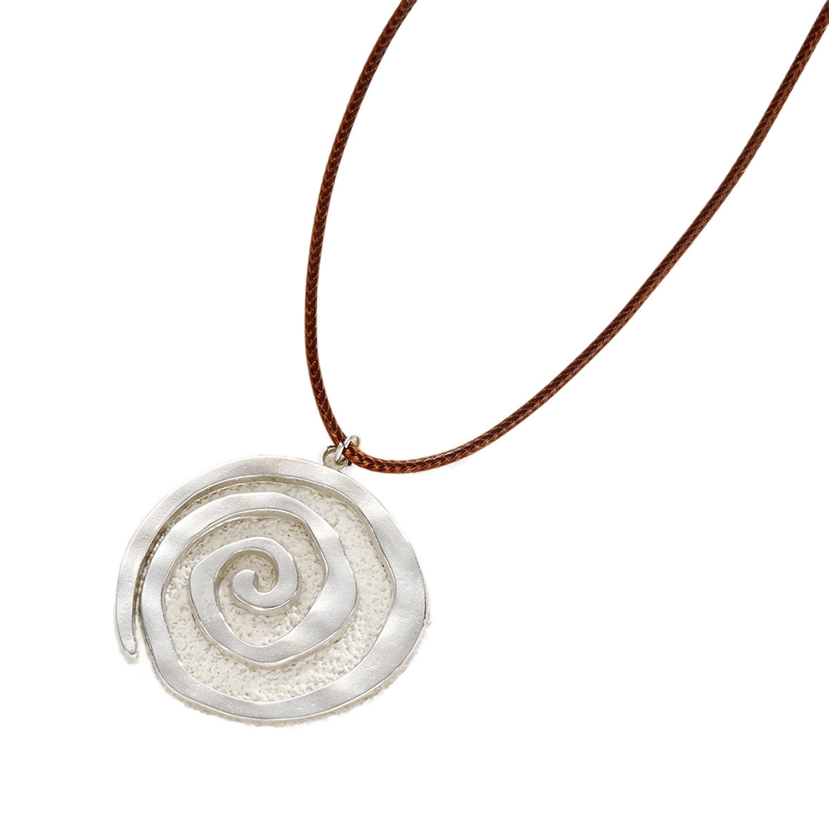 Damen Anhänger-Halskette mit spiralförmigem Design Shop Nory
