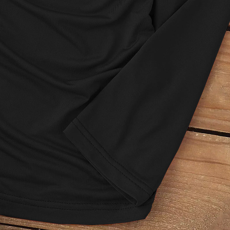 Damen Figurumspielendes Langarmshirt mit Frontreißverschluss und Raffung Shop Nory
