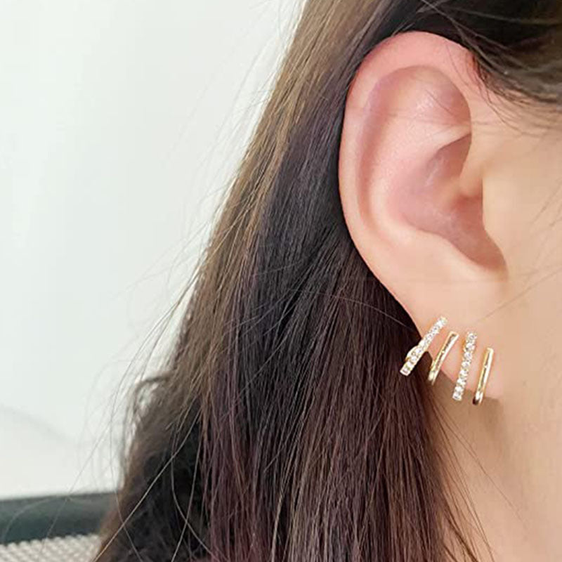 Damen modischer Ohrringe mit floralen Akzenten Shop Nory