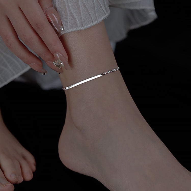 Damen elegante Fußkette mit filigranem Design Shop Nory