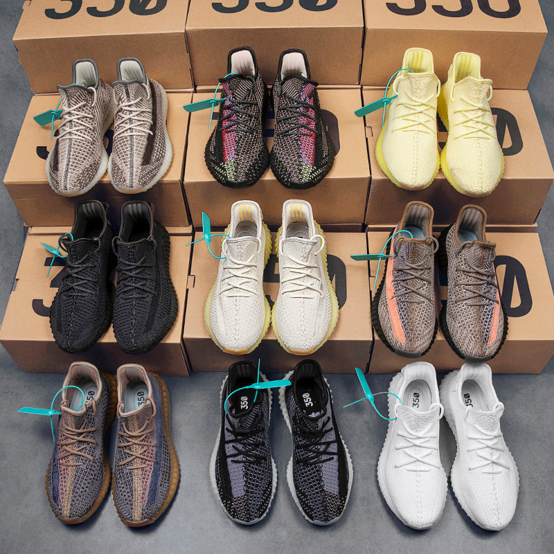Damen Hochleistungs-Laufschuhe mit atmungsaktiver Strickoberfläche und rutschfester Sohle Shopnory