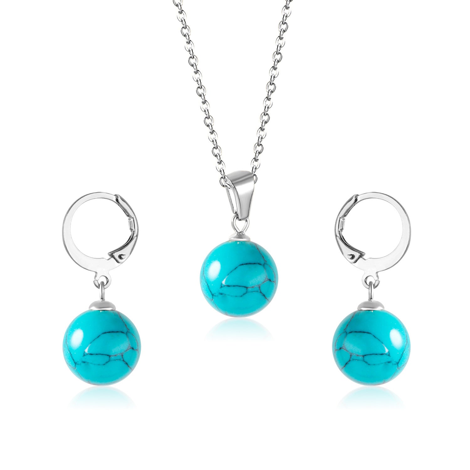 Damen Schmuckset mit eleganten Perlenanhängern Shop Nory