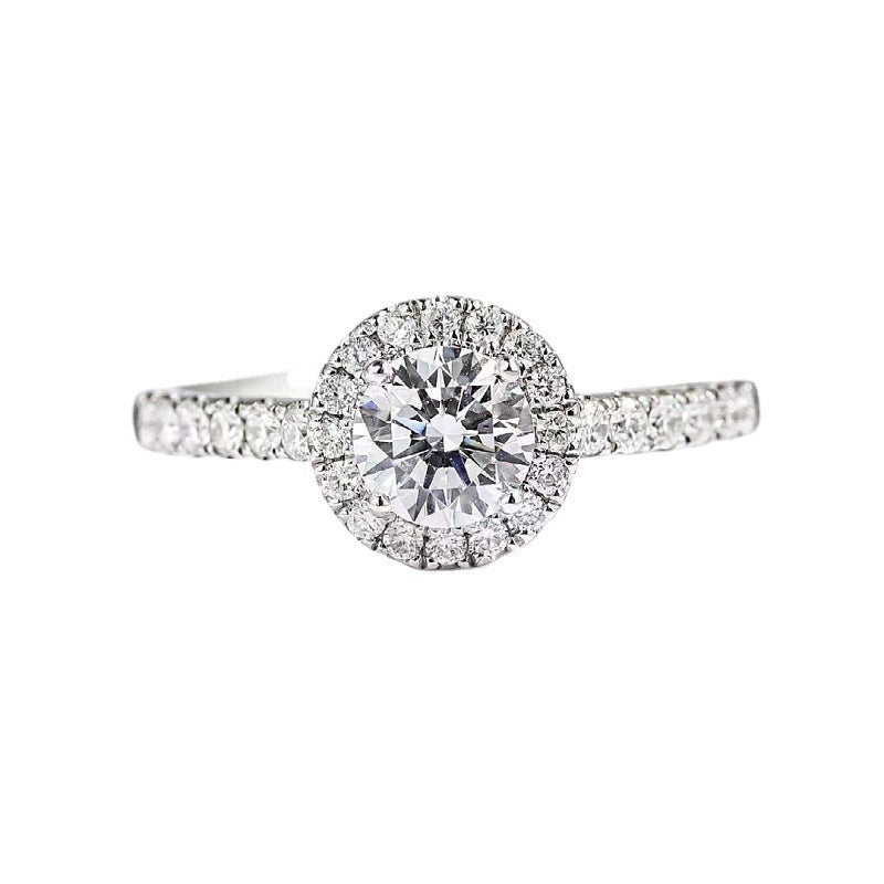 Damen eleganter Solitaire-Ring mit funkelndem Zirkonia-Shop Nory