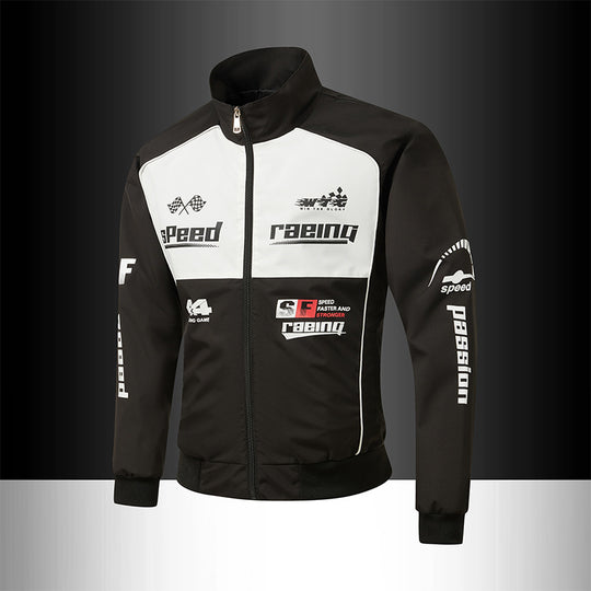 Herren Rennsport-Trackjacke im Retro-Motorsport-Stil Shop Nory