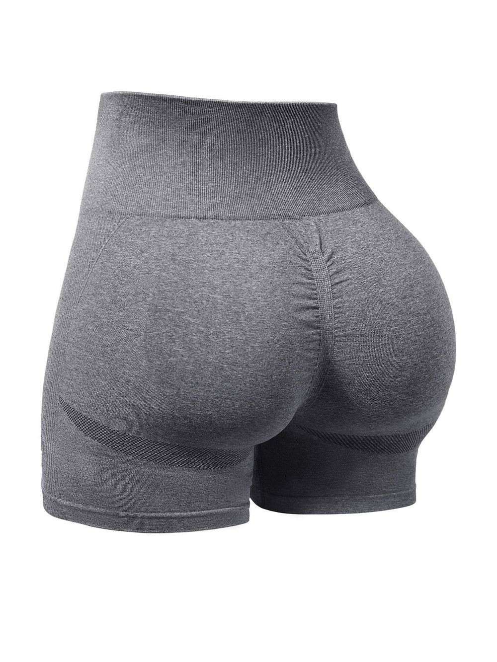 Damen Hochbundige Fitness Shorts mit innovativer FormgShopnoryung